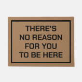 ES GIBT KEINEN GRUND, DASS SIE HIER KEINE SOLIKITO FUßMATTE (Vorderseite)