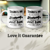 Es gibt keinen Grund, sich selbst zu wiederholen, Kaffeetasse