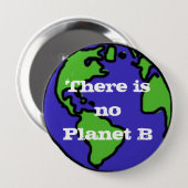 Es gibt keinen Knopf des Planeten B Button (Vorne & Hinten)