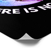 Es gibt keinen lila Planeten B Poster (Ecke)