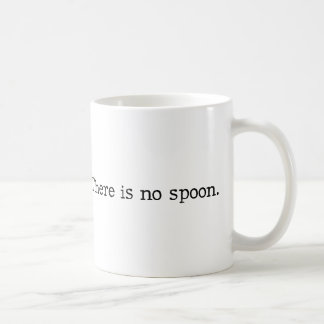 Es gibt keinen Löffel Kaffeetasse