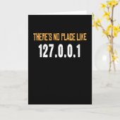 Es gibt keinen Ort wie Computer Scientist Hacker Karte (Gelbe Blume)