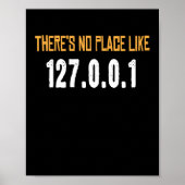 Es gibt keinen Ort wie Computer Scientist Hacker Poster (Vorne)