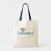 Es gibt keinen Ort wie Conneticut Tote Bag Geschen Tragetasche (Vorne)