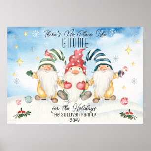 Es gibt keinen Ort wie Gnome für den Urlaub Poster