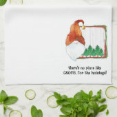 Es gibt keinen Ort wie GNOME, für die Ferien. Geschirrtuch (Gefaltet)