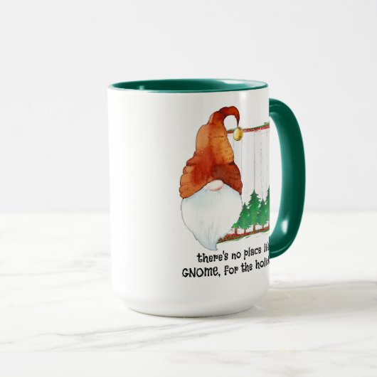 Es gibt keinen Ort wie GNOME, für die Ferien. Tasse (VorderseiteRechts)