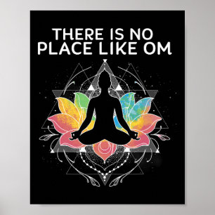 Es gibt keinen Ort wie Om Namaste Spiritual Lance Poster