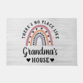 Es gibt keinen Ort wie Oma's House Rainbow Door Fußmatte (Vorderseite)