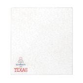 Es gibt keinen Ort wie Texas Notizblock (Vorderseite)