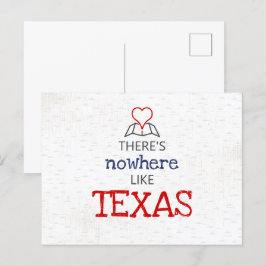 Es gibt keinen Ort wie Texas Postkarte
