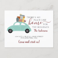Es gibt keinen Ort wie Zuhause Cyan Car Geschenke 
