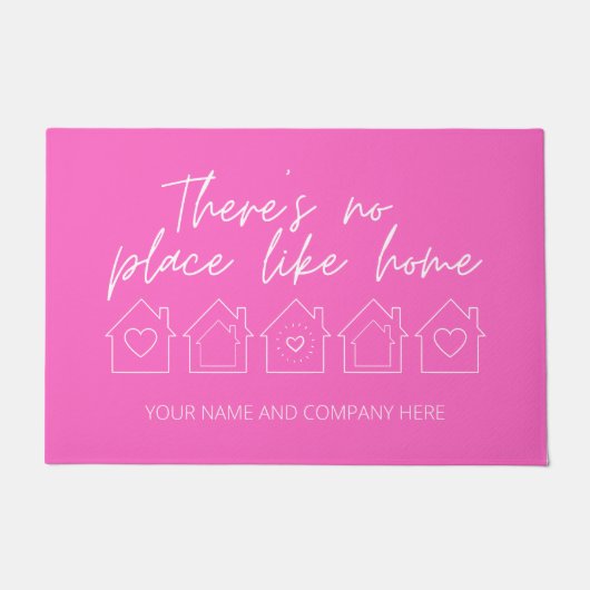 Es gibt keinen Ort wie Zuhause Fußmatte (Vorderseite)