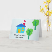 Es gibt keinen Ort wie Zuhause! Karte (Gelbe Blume)