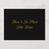ES GIBT KEINEN ORT WIE ZUHAUSE QUOTEN REALESTATE W POSTKARTE (Vorderseite)