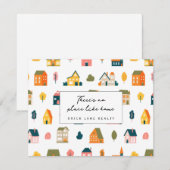 Es gibt keinen Ort wie Zuhause Realty Dankeskarte (Vorne/Hinten)