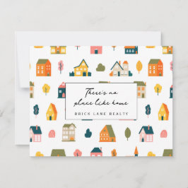 Es gibt keinen Ort wie Zuhause Realty Dankeskarte