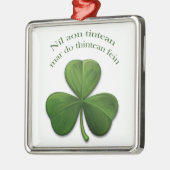 Es gibt keinen Ort wie Zuhause Silbernes Ornament (Links)