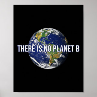 Es gibt keinen Planet-B-Klimaschutz Poster