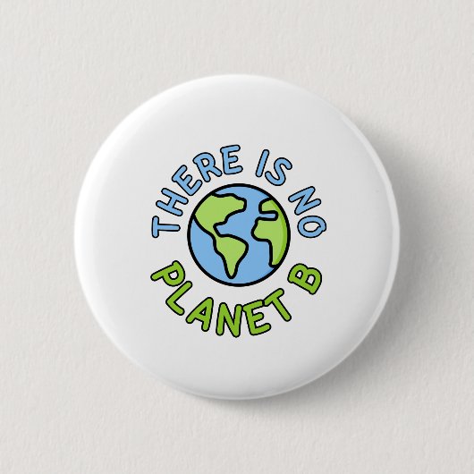 Es gibt keinen Planet B - Plan B Button (Vorderseite)