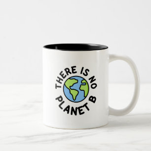 Es gibt keinen Planet B - Plan B Zwei-Tonen-Kaffee Zweifarbige Tasse