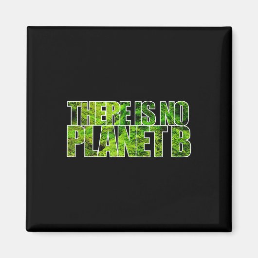 Es gibt keinen Planet B T Shirt Klimaschutz Magnet (Vorne)