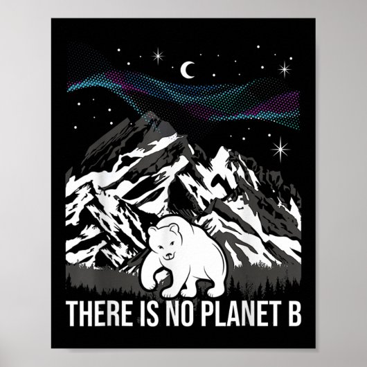 Es gibt keinen Planet-B-Umweltschutz Poster (Vorne)