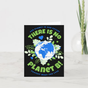Es gibt keinen Planeten B Earth Day Karte