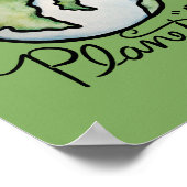 Es gibt keinen Planeten-B-Earth-Tag Poster (Ecke)