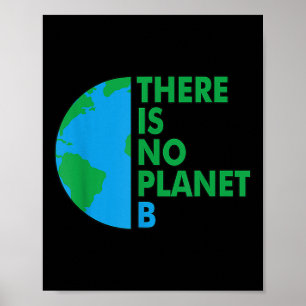 Es gibt keinen Planeten-B-Erd-Tag-Umweltstandort Poster