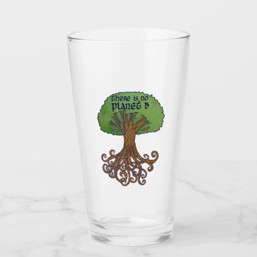 Es gibt keinen Planeten B Glas (Vorderseite)