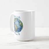 Es gibt keinen Planeten B Kaffeetasse (Vorderseite Links)