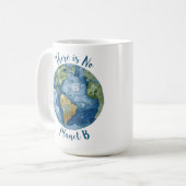 Es gibt keinen Planeten B Kaffeetasse (Vorderseite Links)