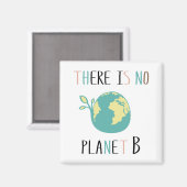 Es gibt keinen Planeten B Magnet (Vorderseite/Rückseite)