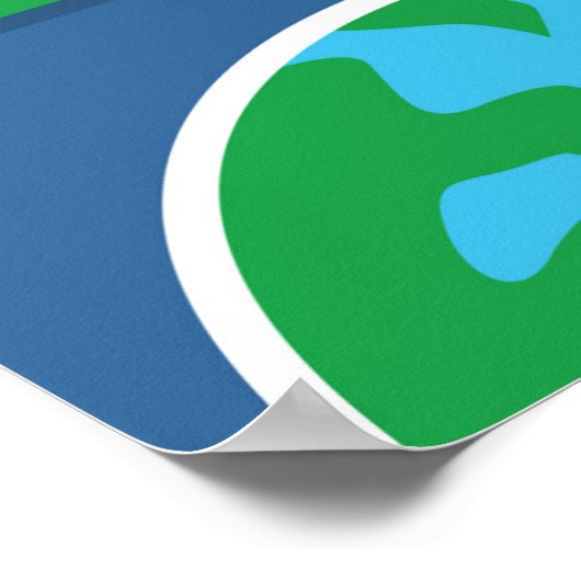 Es gibt keinen Planeten B Poster (Ecke)