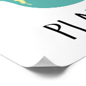 Es gibt keinen Planeten B Poster (Ecke)