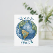 Es gibt keinen Planeten B Postkarte (Stehend Vorderseite)
