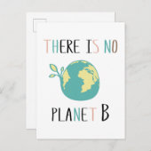 Es gibt keinen Planeten B Postkarte (Vorne/Hinten)