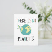 Es gibt keinen Planeten B Postkarte (Stehend Vorderseite)