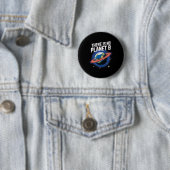 Es gibt keinen Planeten B Sci-Fi Erde Button (Beispiel)