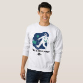 Es gibt keinen Planeten-B-Tag - Erde Sweatshirt (Vorne ganz)