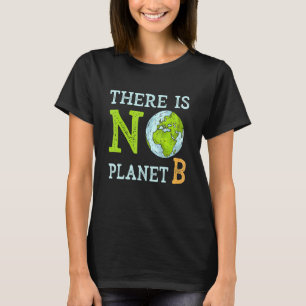 Es gibt keinen Planeten-B-Tag und Umweltschützer T-Shirt