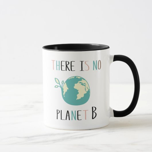 Es gibt keinen Planeten B Tasse (Rechts)