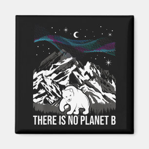 Es gibt keinen Planeten B Umweltschutz Erde Magnet