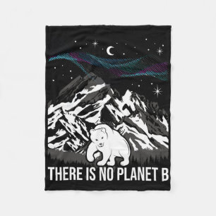 Es gibt keinen Planeten B - Umweltschutz Fleecedecke