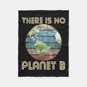 Es gibt keinen Planeten B - Umweltschutz Fleecedecke