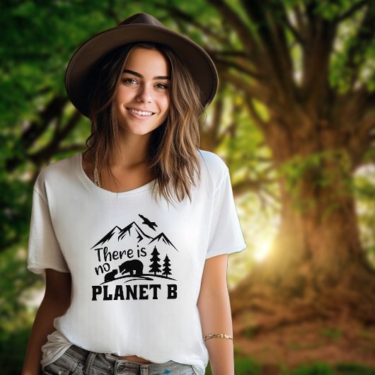 Es gibt keinen Planeten B, Veganen Aktivismus T-Shirt