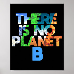 Es gibt keinen Planeten B Vier Jahreszeiten Earth Poster