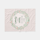 Es gibt keinen Platz wie Zuhause ausgenommen Nana Fleecedecke (Vorderseite (Horizontal))