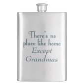 Es gibt keinen Platz wie Zuhause Flachmann (Vorderseite)